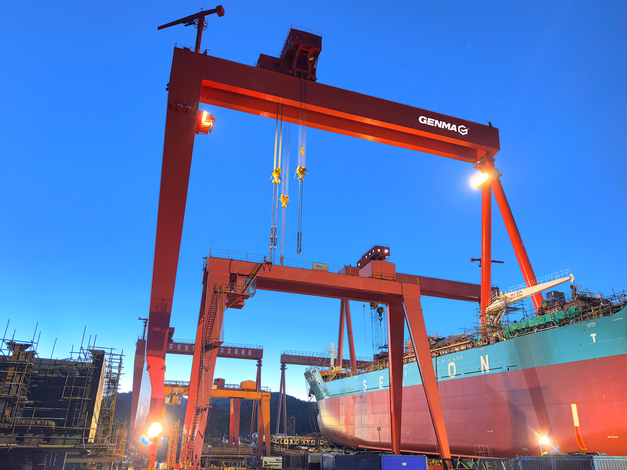 喜报 | GENMA成功中标一台造船门式起重机项目(图1)